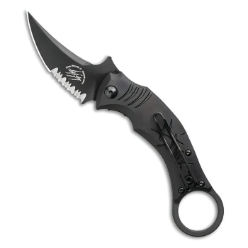 Bastinelli Mako Folding Knife with Serrations