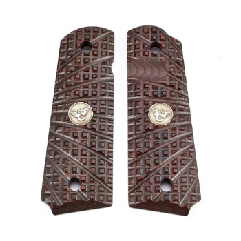 Wilson Combat G10 Starburst Grips Black Cherry