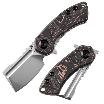 Mini Korvid Copper Carbon Fiber S35VN K3030B1