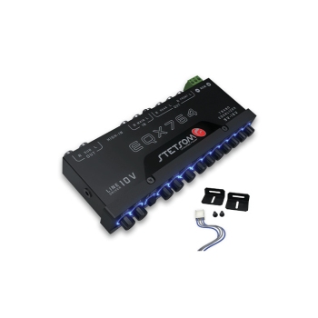 EQX764 7-Band Graphic Equalizer Car Audio Line Driver Booster