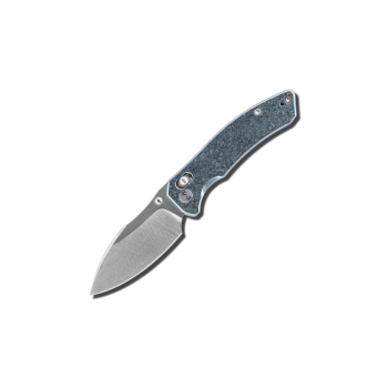 Miguron Knives Norsa Elmax Blue Crystal Titanium Pocket Knife
