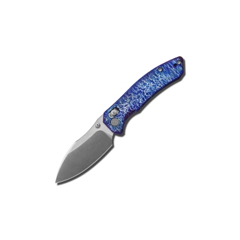 Miguron Knives Norsa Elmax Lightning Strike Titanium Knife MGR634ARB