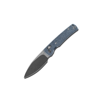 Miguron Knives Vakor M390 Blue PVD Crystal Titanium Knife MGR633ABJBU