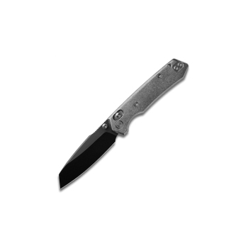 Miguron Knives Vasto M390 Two-Tone DLC Silver Crystal Titanium Knife