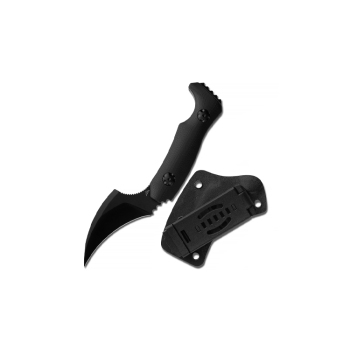 Ameight Knives LSM 14C28N Black PVD Fixed Blade Black G10 Knife