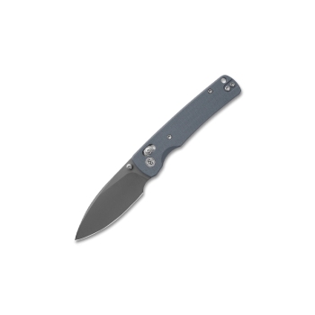 Miguron Knives Vakor 14C28N Dark Grey PVD Drop Point Grey G10 Knife