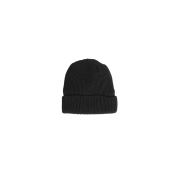 Mil-Tec Black Thinsulate Watch Cap - Ribbed Knit Cold Weather Beanie - Model 12131002