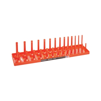 Hansen 1205 1/2-Inch Drive SAE Socket Tray Orange