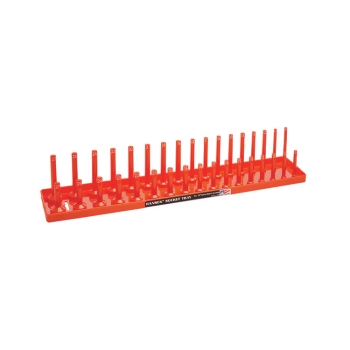 Hansen 1206 1/2-Inch Drive Metric Socket Tray Orange