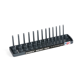 Hansen Global 1402 1/4-Inch Metric 2-Row Socket Tray