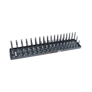 Hansen 12023 1/2-Inch Drive Metric Socket Tray Grey