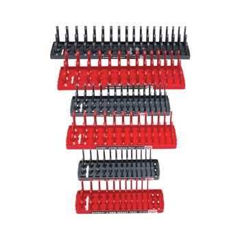 Hansen 6-Piece 3-Row SAE & Metric Socket Tray Set 92013 - Model 92013