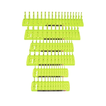 Hansen 6-Piece 3-Row SAE & Metric Socket Tray Set Yellow 92016