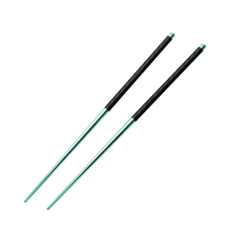Spartan Blades Titanium Chopsticks - Carbon Fiber Green Ti - Model PCCSGR