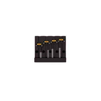 Hipshot 4 String MassKicker Bass Bridge Black 5 Hole