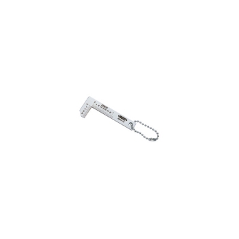 INSIZE 4844-1E Chamfer Gage, 1/32 Inch Graduation, Stainless Steel