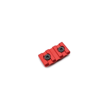 M-LOK 3 SLOT PICATINNY RAIL RED