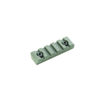 M-LOK 5 SLOT PICATINNY RAIL OD GREEN